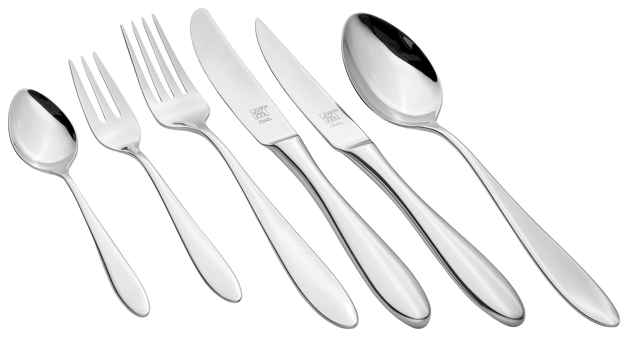 BESTECKSET Beverly 72-teilig Edelstahl  - Silberfarben, Basics, Metall - Zwilling