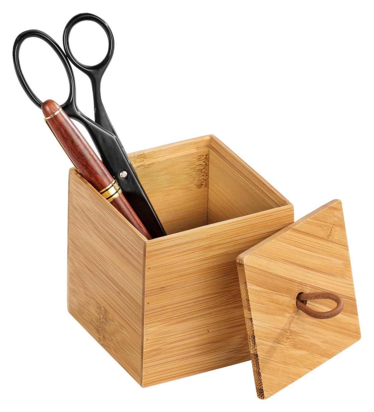 ORGANIZÉR hnedá - hnedá, Basics, drevo (9/9/9cm)