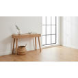 KONSOLENTISCH Rumba Wildeiche massiv Wildeiche  - Wildeiche, Design, Holz (110/40/75cm) - Linea Natura
