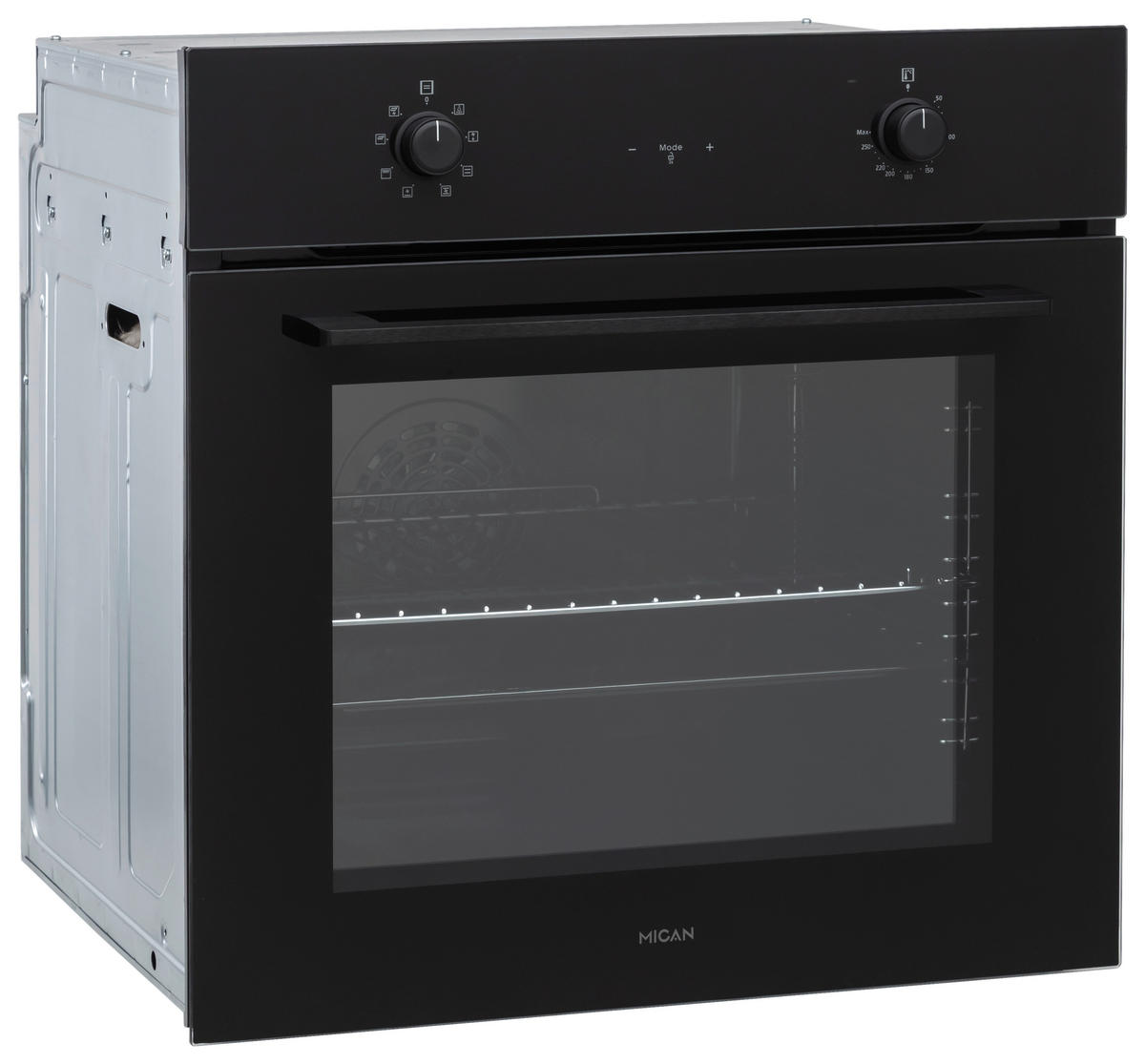 INBYGGNADSUGN BOAHSD65  - svart, Basics, metall/glas (59,5/59,5/57cm) - Mican