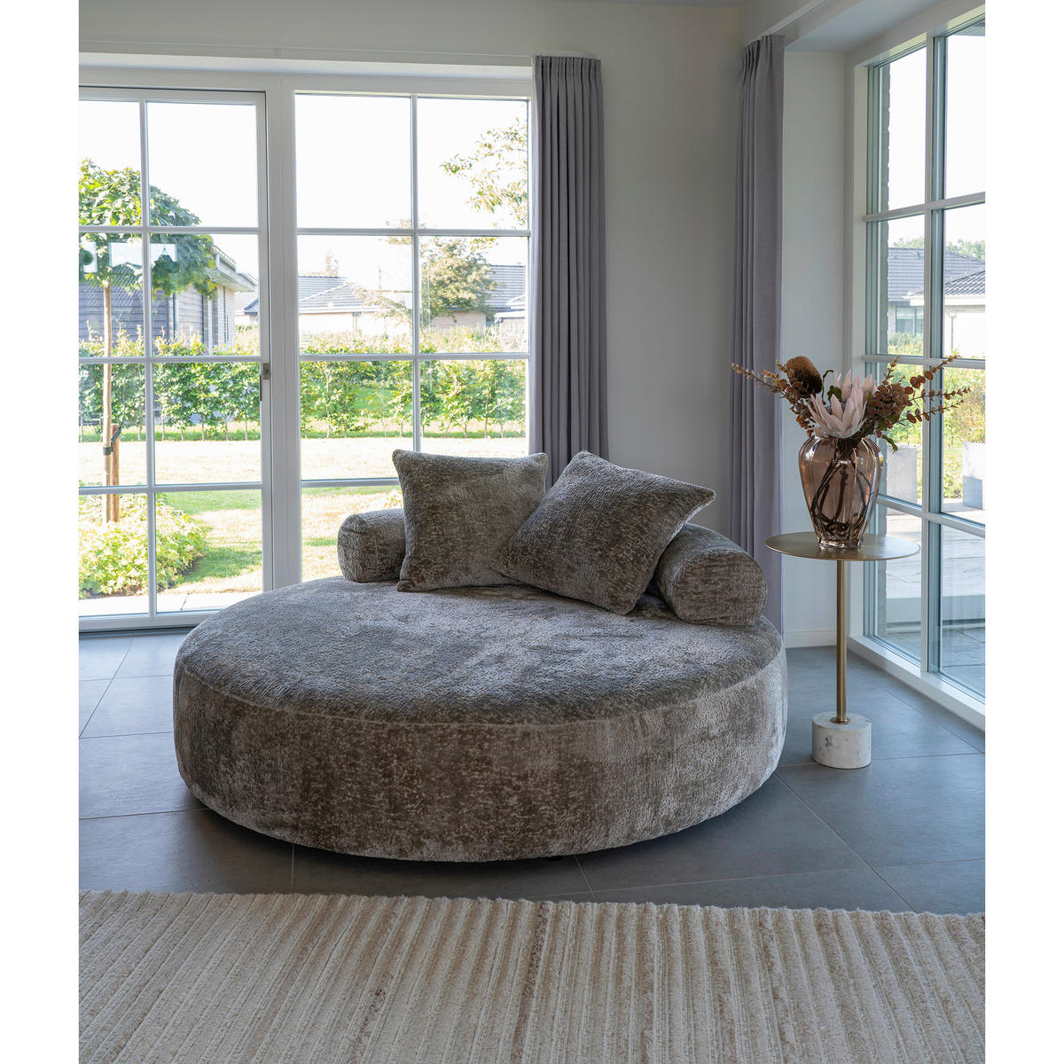 WEBTEPPICH 160/230 cm Perlmutt  - Perlmutt, Trend, Textil (160/230cm)