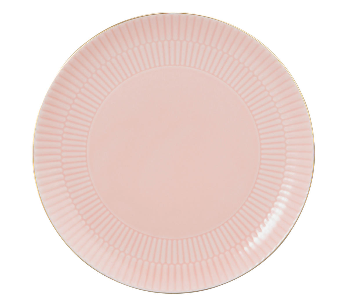 KROŽNIK ZA ZAJTRK  Amina  22,5 cm        - zlate barve/svetlo roza, Basics, keramika (22,5cm) - Seltmann Weiden