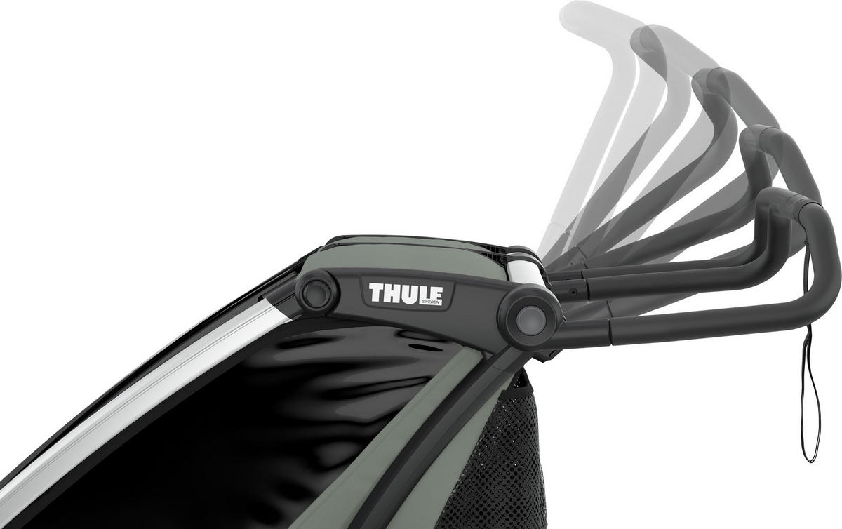 FAHRRADANHÄNGER   Charoit Lite 1  - Grün, LIFESTYLE, Metall (64,5/89-112/85,5cm) - Thule