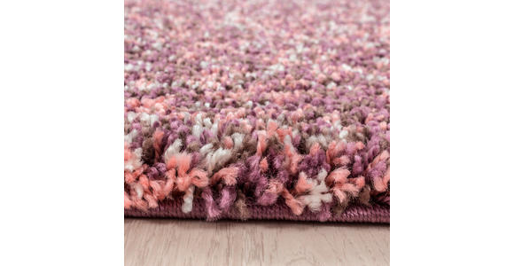 HOCHFLORTEPPICH 120/120 cm Enjoy  - Pink, KONVENTIONELL, Textil (120/120cm) - Novel