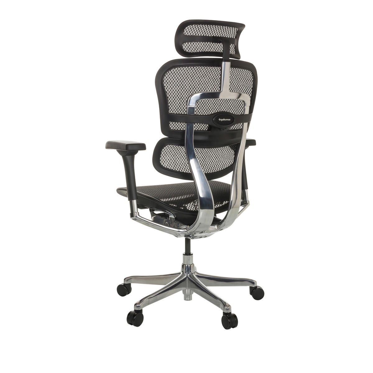 SNURRSTOL  i nät svart  - silver/svart, Basics, metall/textil (69/119-144/65cm) - MID.YOU