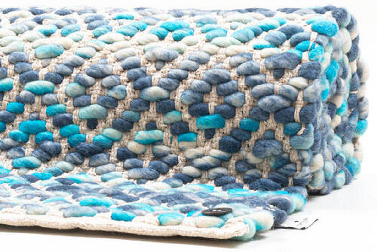 HANDWEBTEPPICH 160/230 cm Blau  - Blau, Basics, Textil (160/230cm) - Tom Tailor