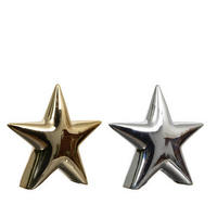 DEKOSTERN - Silberfarben/Goldfarben, LIFESTYLE, Keramik (2,90/9,70/9,30cm)