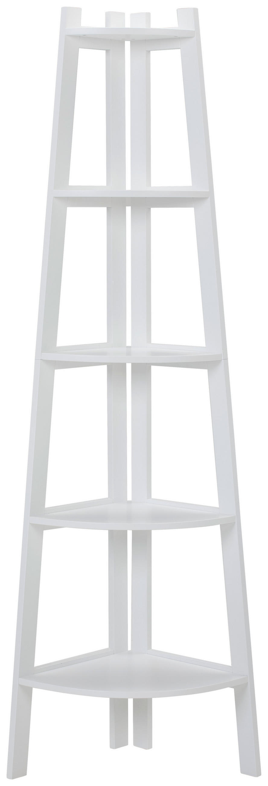 ECKREGAL in 40/180/40 cm Weiss  - Weiss, Basics, Holzwerkstoff (40/180/40cm) - Carryhome