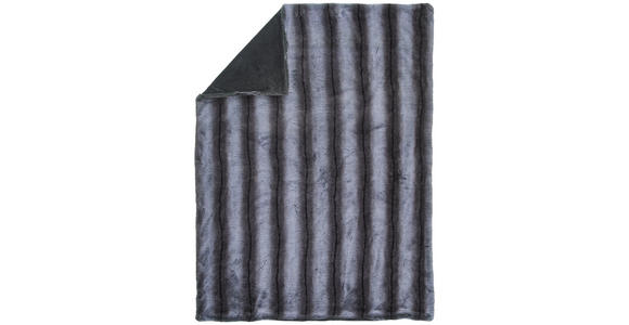 FELLDECKE 150/200 cm - Grau, KONVENTIONELL, Textil (150/200cm) - Ambiente