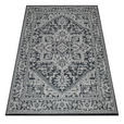 OUTDOORTEPPICH 80/150 cm Plutus Grau, Schwarz  - Schwarz/Grau, Design, Kunststoff (80/150cm) - Novel