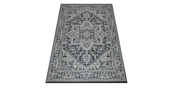 OUTDOORTEPPICH 80/150 cm Plutus Grau, Schwarz  - Schwarz/Grau, Design, Kunststoff (80/150cm) - Novel