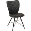 STOLICA  crna  metal, tekstil      - crna, Design, metal/tekstil (49/90/61cm) - Hom`in