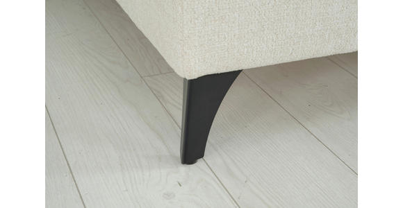 WOHNLANDSCHAFT Beige Chenille  - Beige/Schwarz, KONVENTIONELL, Textil/Metall (160/340/188cm) - Xora