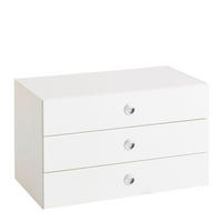 SCHUBKASTENEINSATZ  - Weiß, Holzwerkstoff (82/49/49cm) - Carryhome