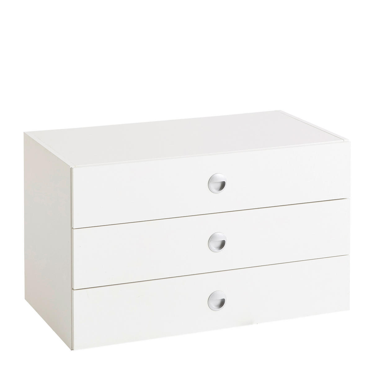 SCHUBKASTENEINSATZ  - Weiß, Holzwerkstoff (82/49/49cm) - Carryhome