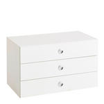 SCHUBKASTENEINSATZ  - Weiß, Holzwerkstoff (82/49/49cm) - Carryhome