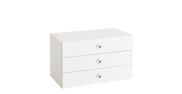 SCHUBKASTENEINSATZ  - Weiß, Holzwerkstoff (82/49/49cm) - Carryhome