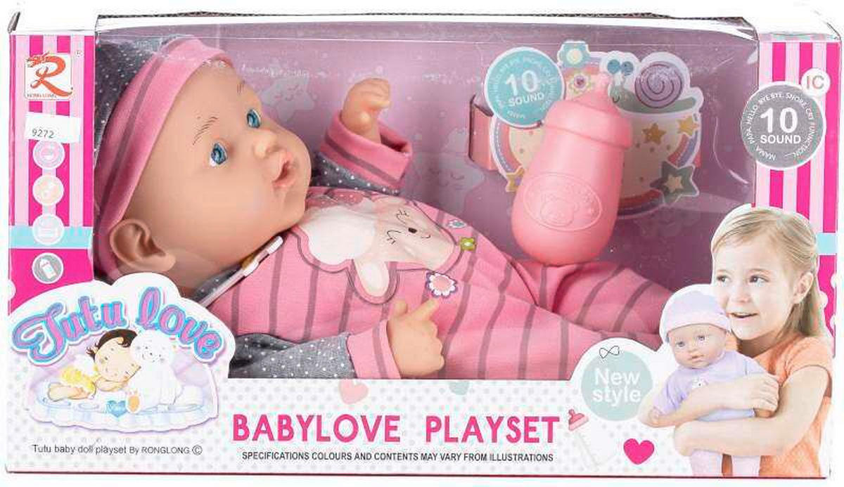 PUNČKA ZA IGRANJE - roza/bež, Basics (0,44kg)