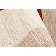 WEBTEPPICH 80/150 cm Palazzo Bloc  - Beige/Rot, KONVENTIONELL, Textil (80/150cm) - Novel