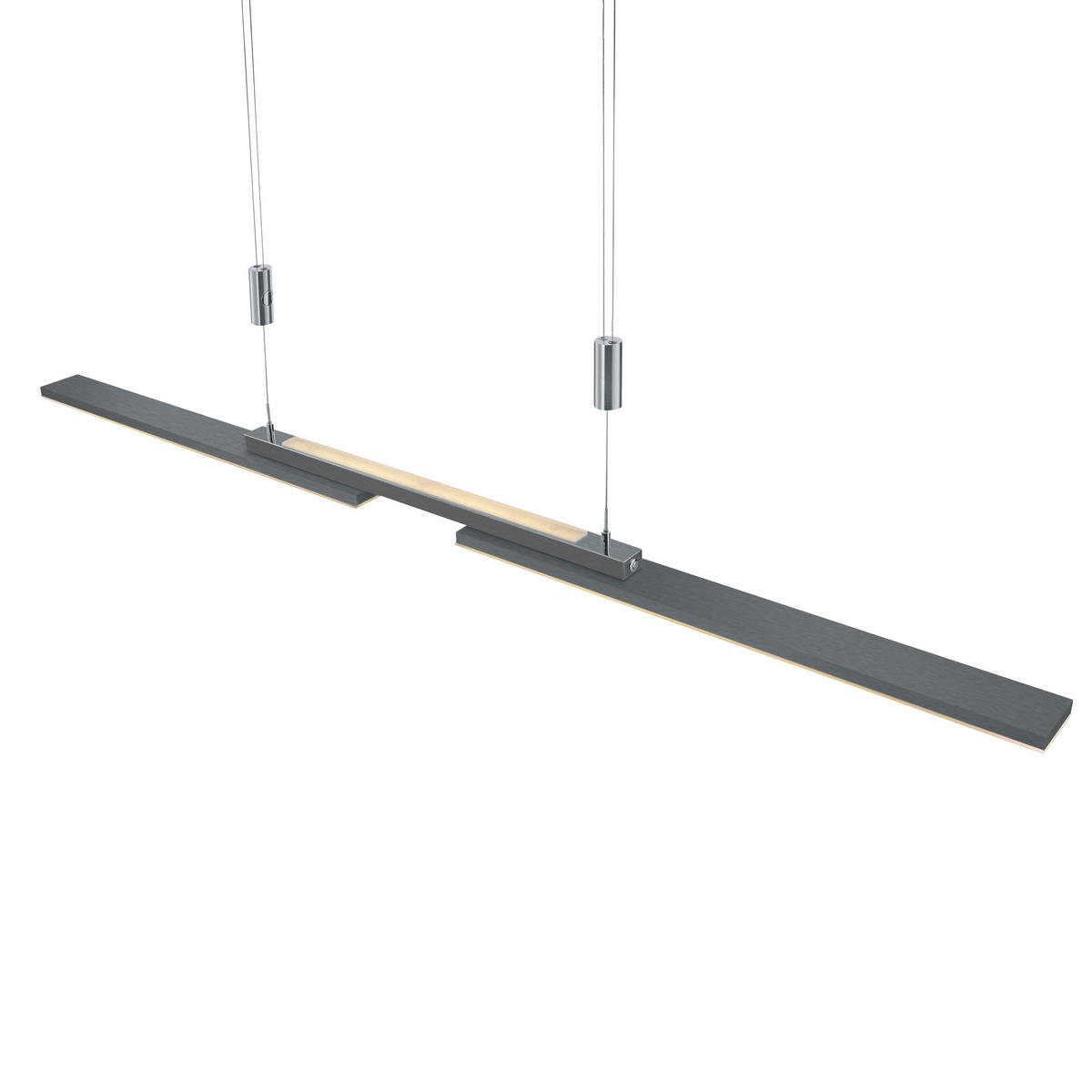 LED-HÄNGELEUCHTE 158/6/150 cm  - Anthrazit, Design, Metall (158/6/150cm) - Hell