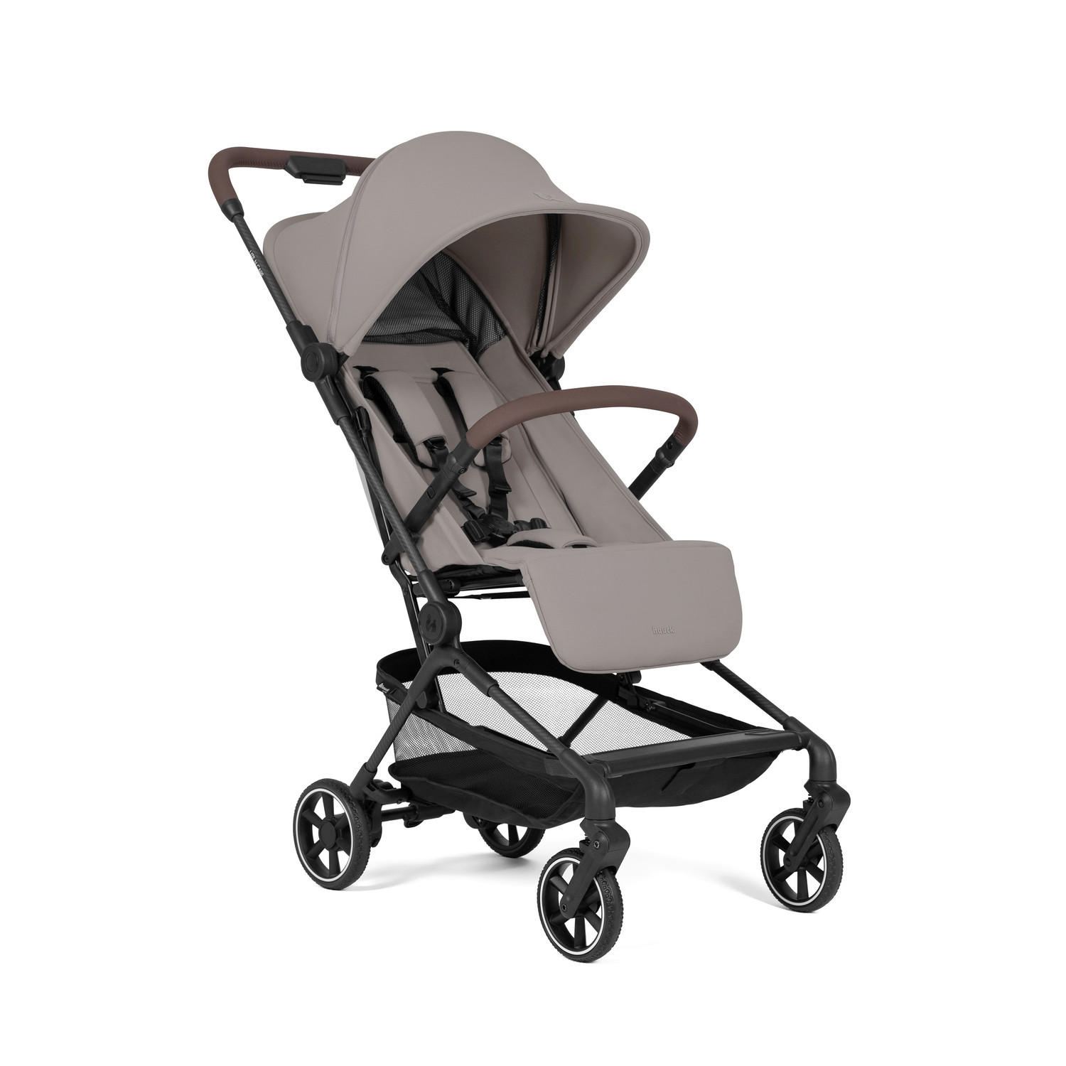 BUGGY Lite N Care  - Greige/Schwarz, Basics, Textil/Metall (89/43,5/100cm) - Hauck