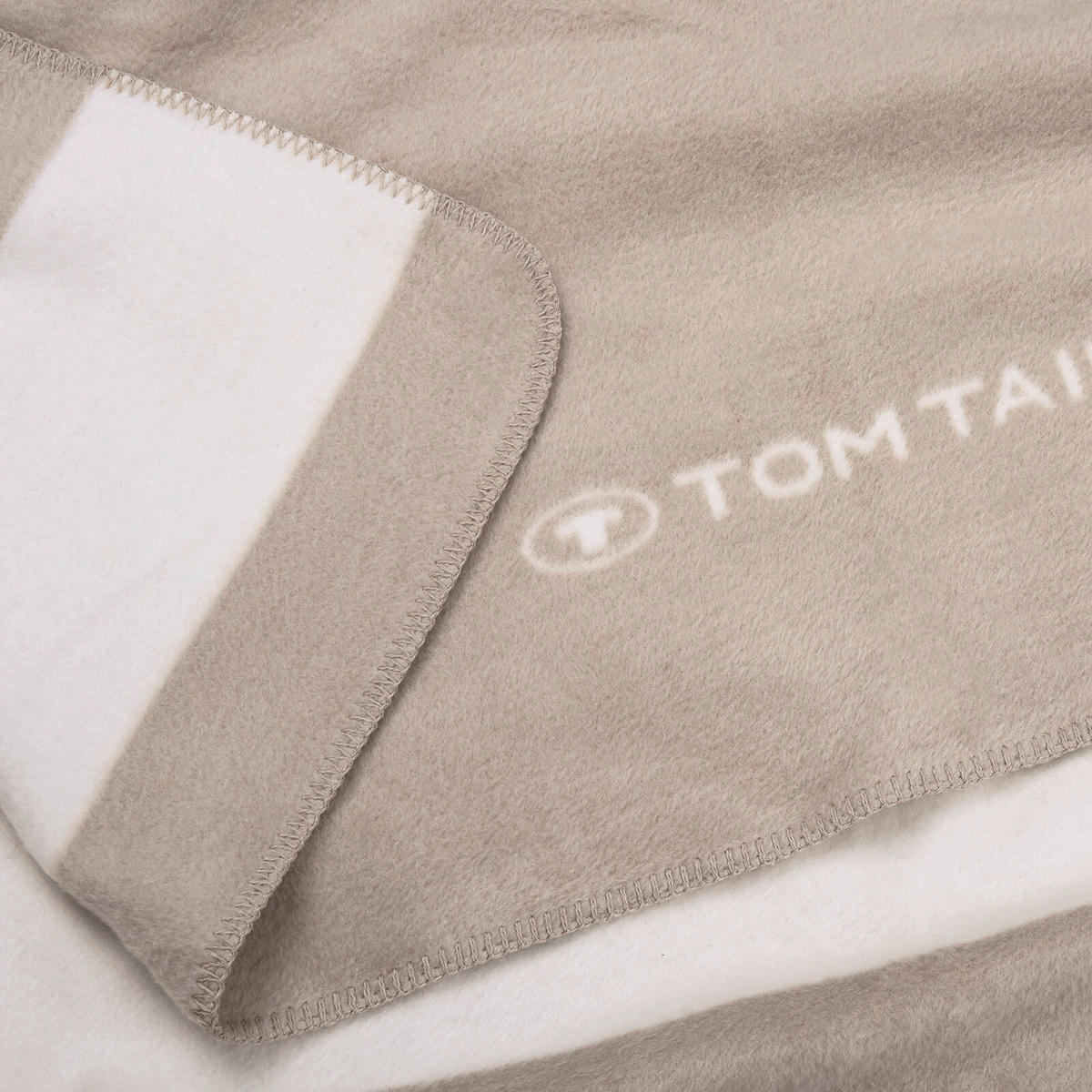 DECKE 150/200 cm  - Sandfarben, Basics, Textil (150/200cm) - Tom Tailor