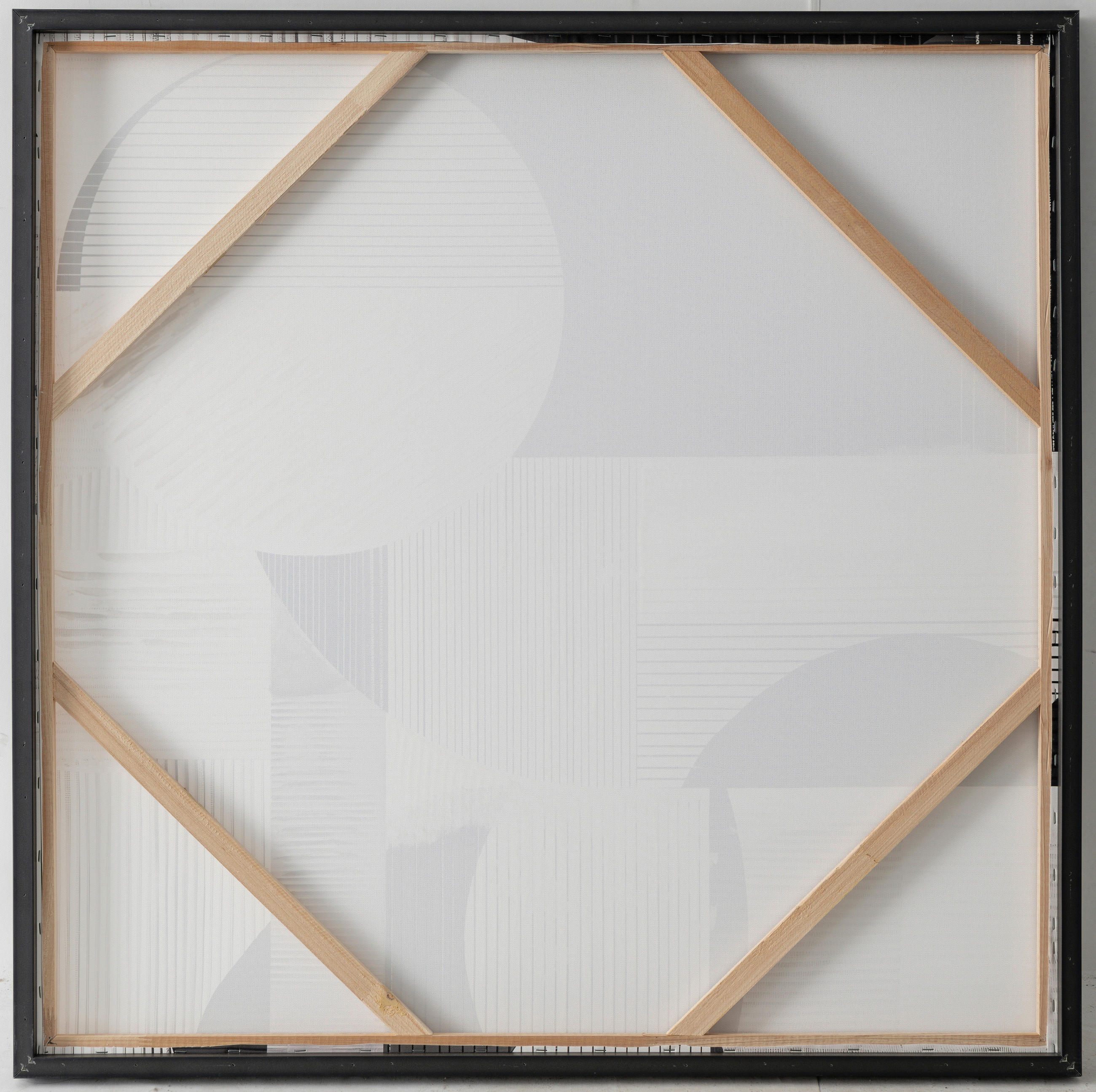 UMETNIŠKI POTISK  100/100 cm   - srebrne barve/večbarvno, Trend, umetna masa/tekstil (100/100cm) - Monee