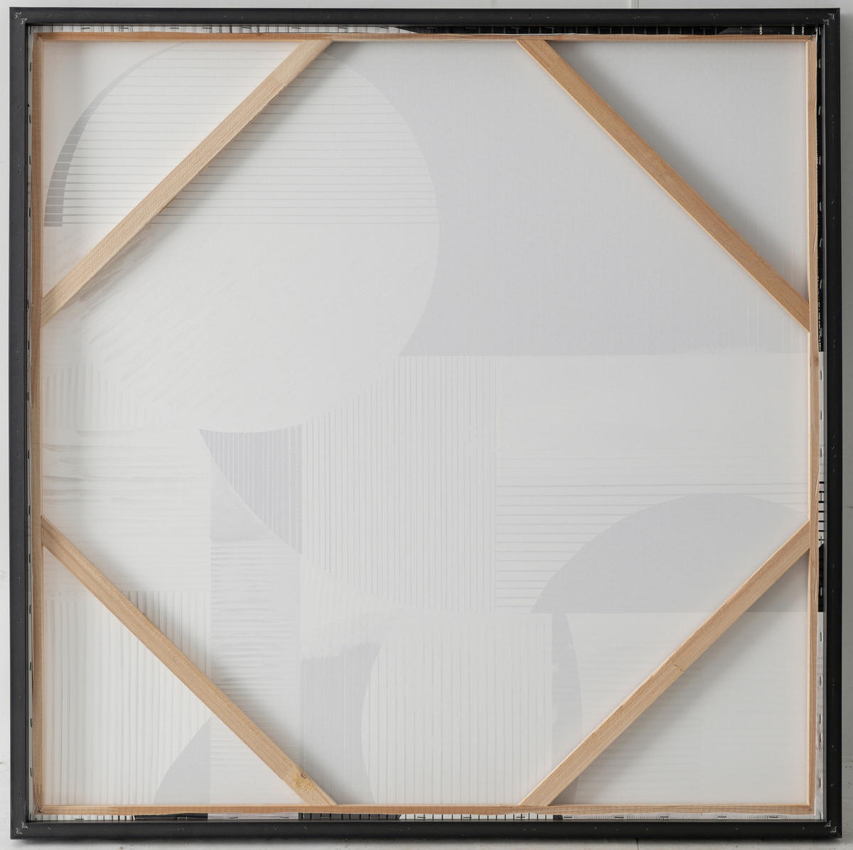 ŠTAMPA NA PLATNU   - višebojna/srebrna, Trendi, drvo/tekstil (100/100cm) - Monee