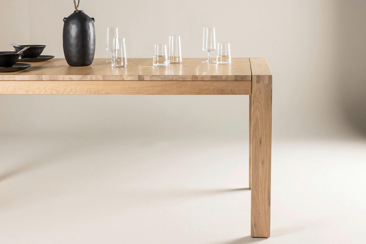 ESSTISCH in Holz 170/95/75 cm   - Eichefarben, Design, Holz (170/95/75cm) - Livetastic