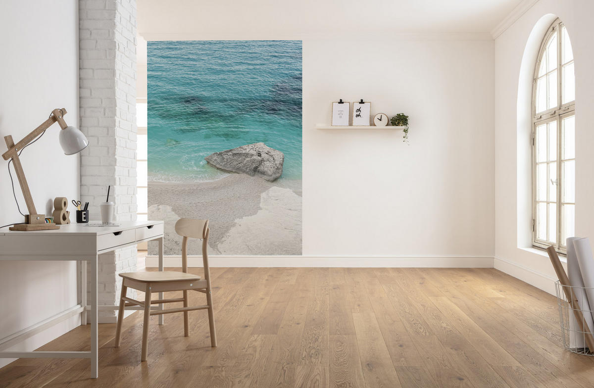 FOTOTAPET 200/280/1 cm  - beige/blå, Trend, papper (200/280/1cm)