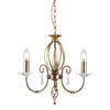 TAKKRONA 38/50 cm  - mässingsfärgad, Klassisk, metall (38/50cm) - Elstead Lighting
