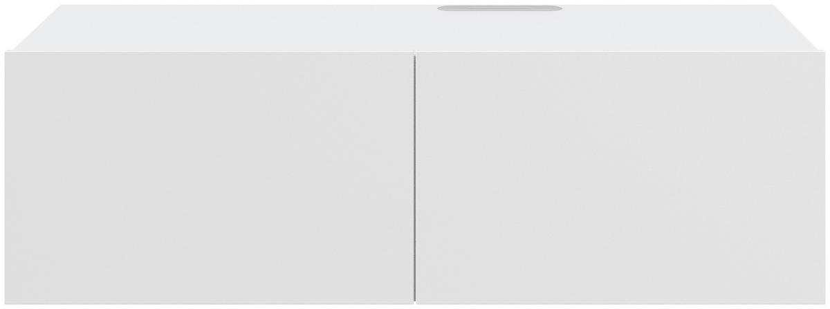 TV-BÄNK Newniq  i 120/36,7/45 cm  - vit, Design, trämaterial (120/36,7/45cm) - Hom`in
