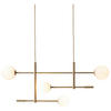 HÄNGELEUCHTE It's about RoMi 97/13/218 cm   - Beige/Weiß, Design, Glas/Metall (97/13/218cm) - It's about Romi