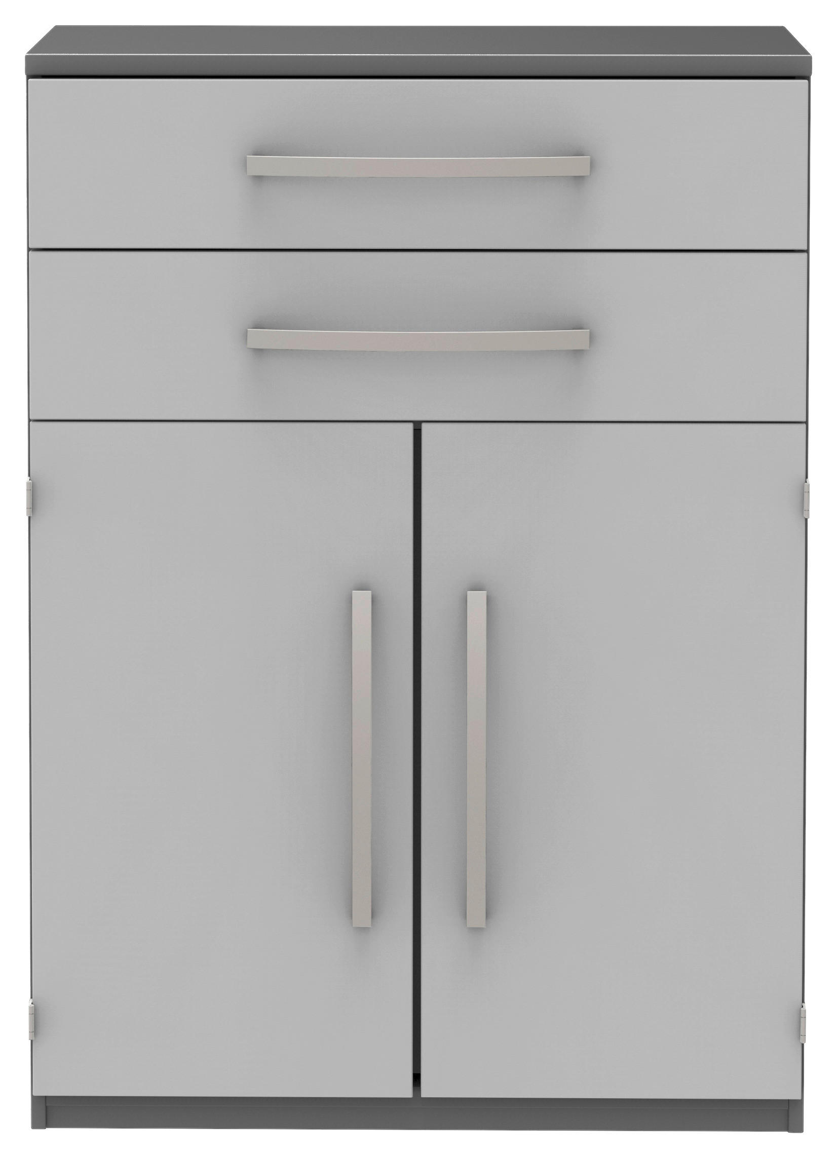 AKTENSCHRANK 80/111,7/43 cm  - Anthrazit/Hellgrau, KONVENTIONELL, Holzwerkstoff (80/111,7/43cm) - Moderano