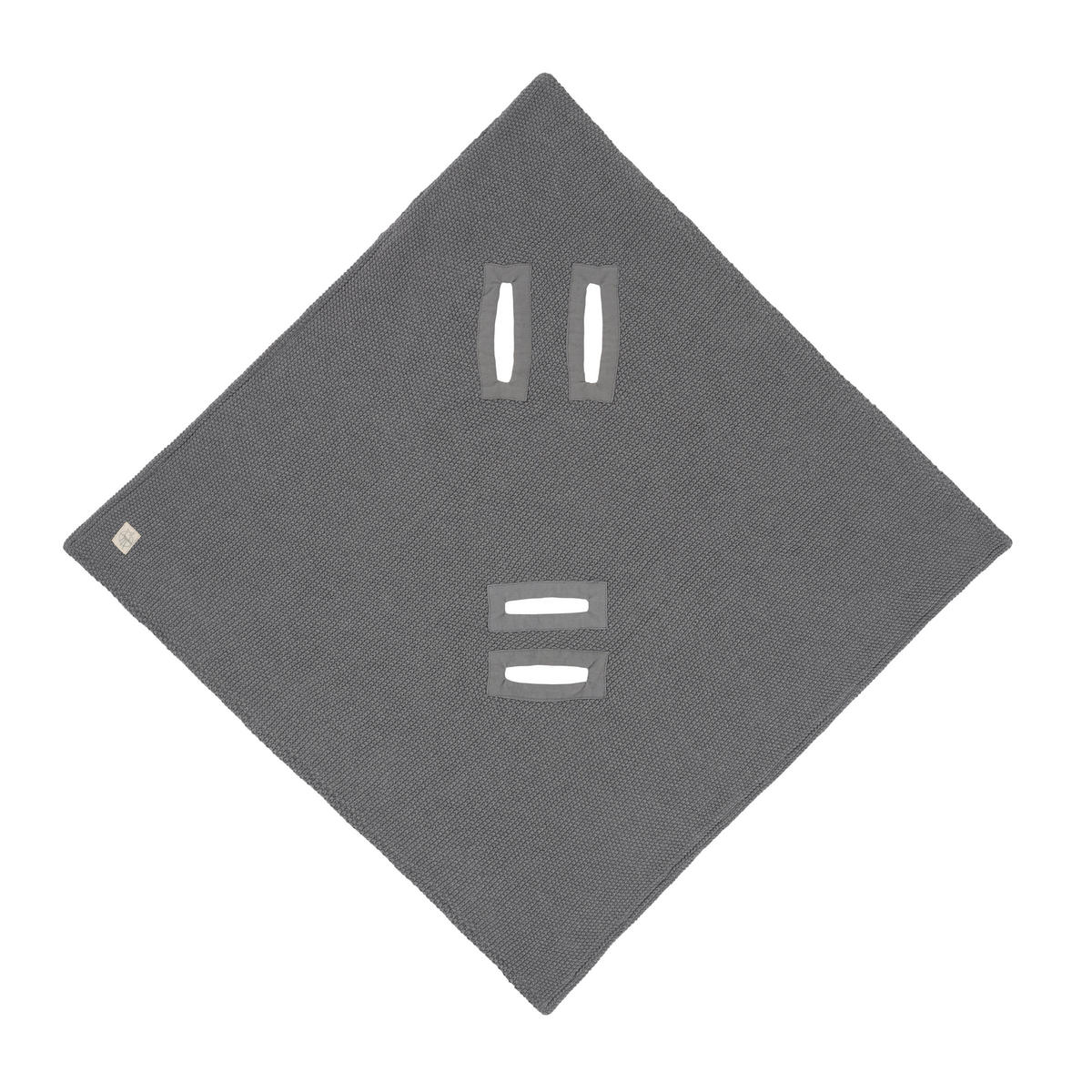 EINSCHLAGDECKE      - Anthrazit/Grau, Basics, Textil (78/0,5/78cm) - Lässig