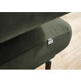 ECKSOFA in Chenille Olivgrün  305/224 cm  - Schwarz/Olivgrün, Design, Textil/Metall (305/224cm) - Dieter Knoll