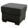 HOCKER in Textil Anthrazit  - Anthrazit/Braun, Design, Holz/Textil (51/43/51cm) - Livetastic