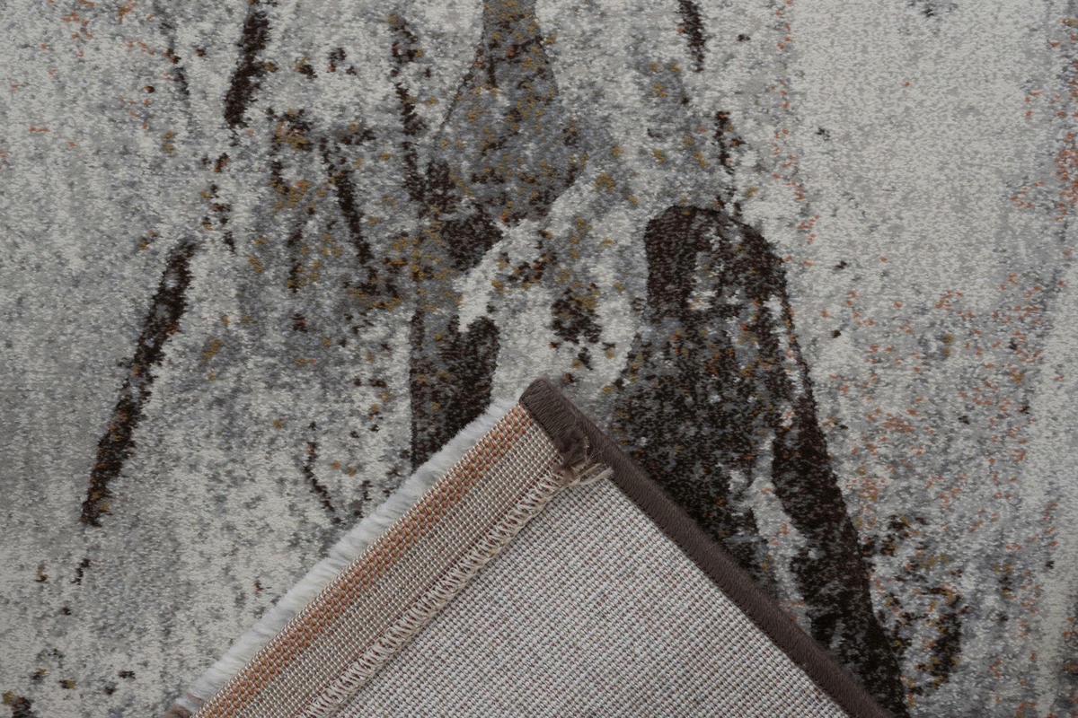 WEBTEPPICH 160/230 cm Argentum Anthrazit, Grau, Terracotta  - Anthrazit/Terracotta, KONVENTIONELL, Kunststoff/Textil (160/230cm)