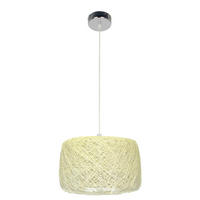 PENDELLEUCHTE Panda 35/35/110 cm   - Creme, Natur, Textil (35/35/110cm)