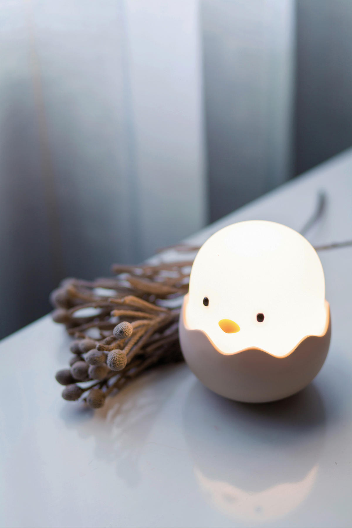 KINDER-NACHTLICHT Eggy 15/9/15 cm   - Multicolor, Trend, Kunststoff (15/9/15cm)