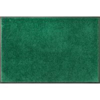 FUSSMATTE  50/75 cm  Grün  Uni  - Grün, KONVENTIONELL, Kunststoff/Textil (50/75cm) - wash+dry