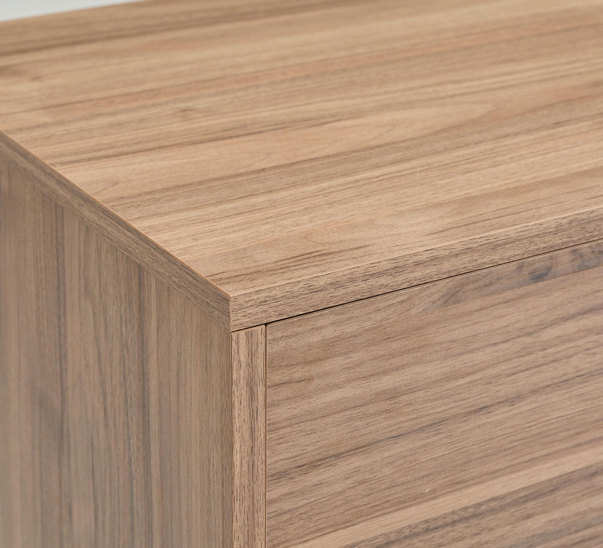 SIDEBOARD Japandi 111/82,5/41,5 cm  - Nussbaumfarben, Design, Holzwerkstoff (111/82,5/41,5cm) - MID.YOU