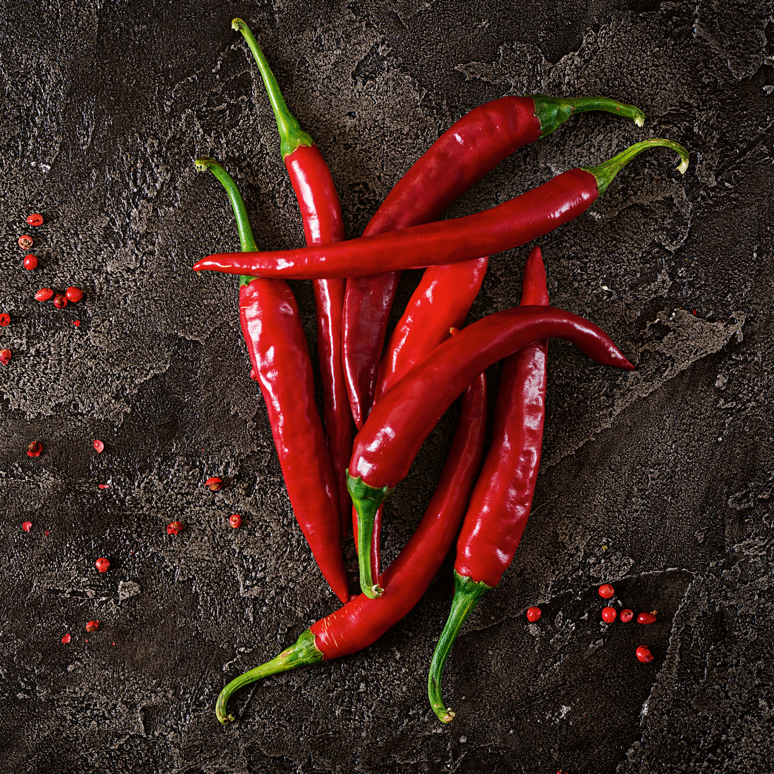 GLASBILD Gewürze 20/20 cm  - Multicolor, Basics, Glas (20/20cm) - Euroart