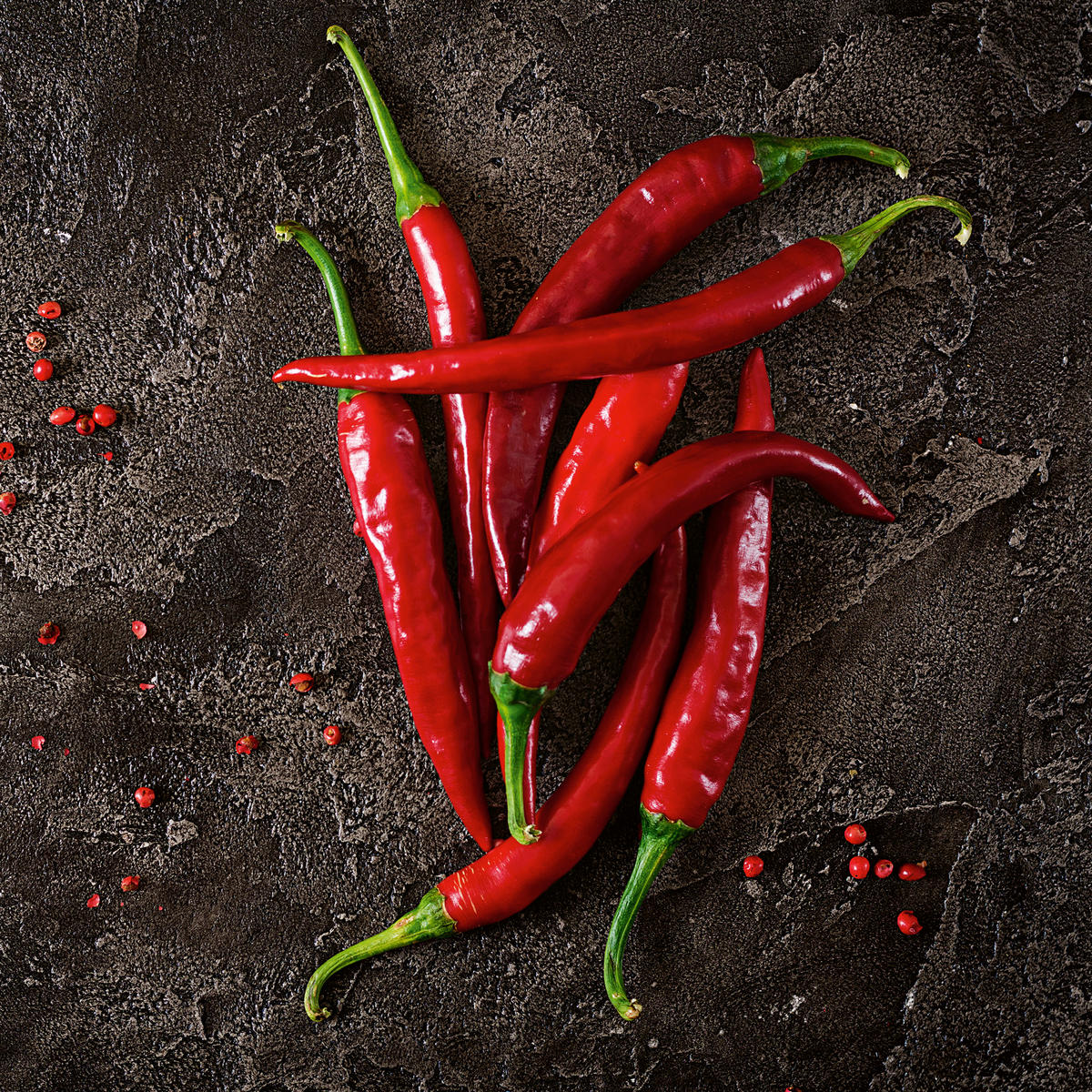 GLASBILD Gewürze 20/20 cm  - Multicolor, Basics, Glas (20/20cm) - Euroart