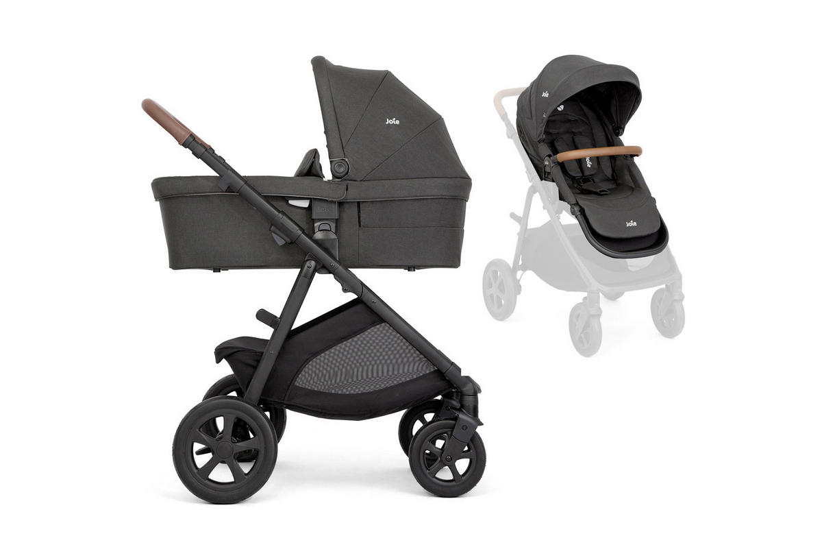 KINDERWAGENSET  Alore Set  Shale  - Schwarz, Basics, Textil (64/120/94cm) - JOIE SIGNATURE
