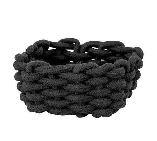 AUFBEWAHRUNGSKÖRBCHEN  - Schwarz, Konventionell, Textil (16,5/7,5/16,5cm) - Schöner Wohnen