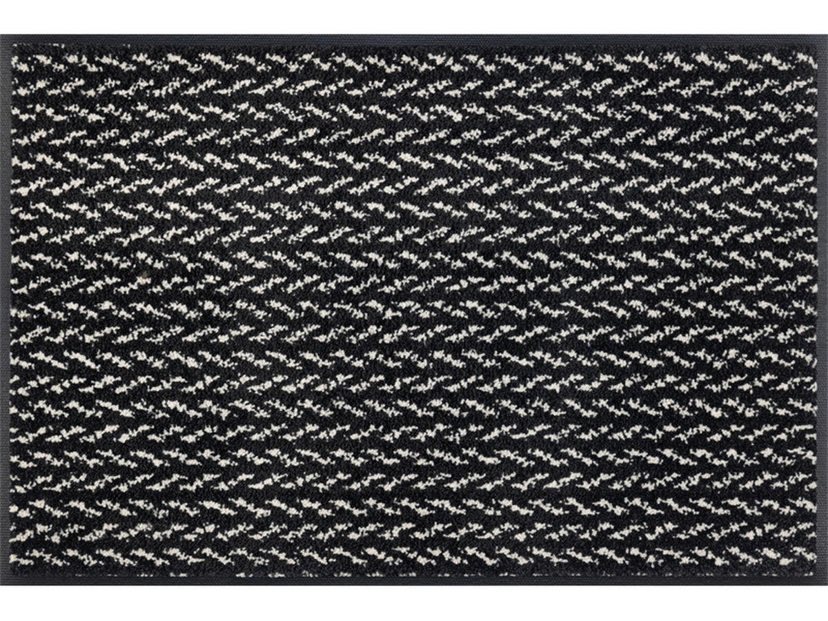 DVEŘNÍ ROHOŽKA, 50/75 cm, černá - černá, Konvenční, textil/plast (50/75cm) - Esposa