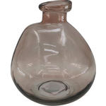 VASE 15,7 cm  - Hellbraun, Basics, Glas (14/15,7cm) - Ambia Home