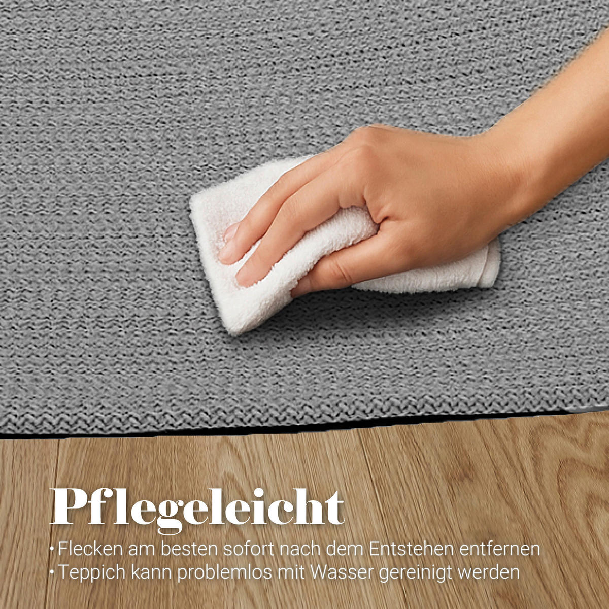 WEBTEPPICH 120 cm Paris Grau rund  - Grau, Basics, Textil (120cm) - Astra