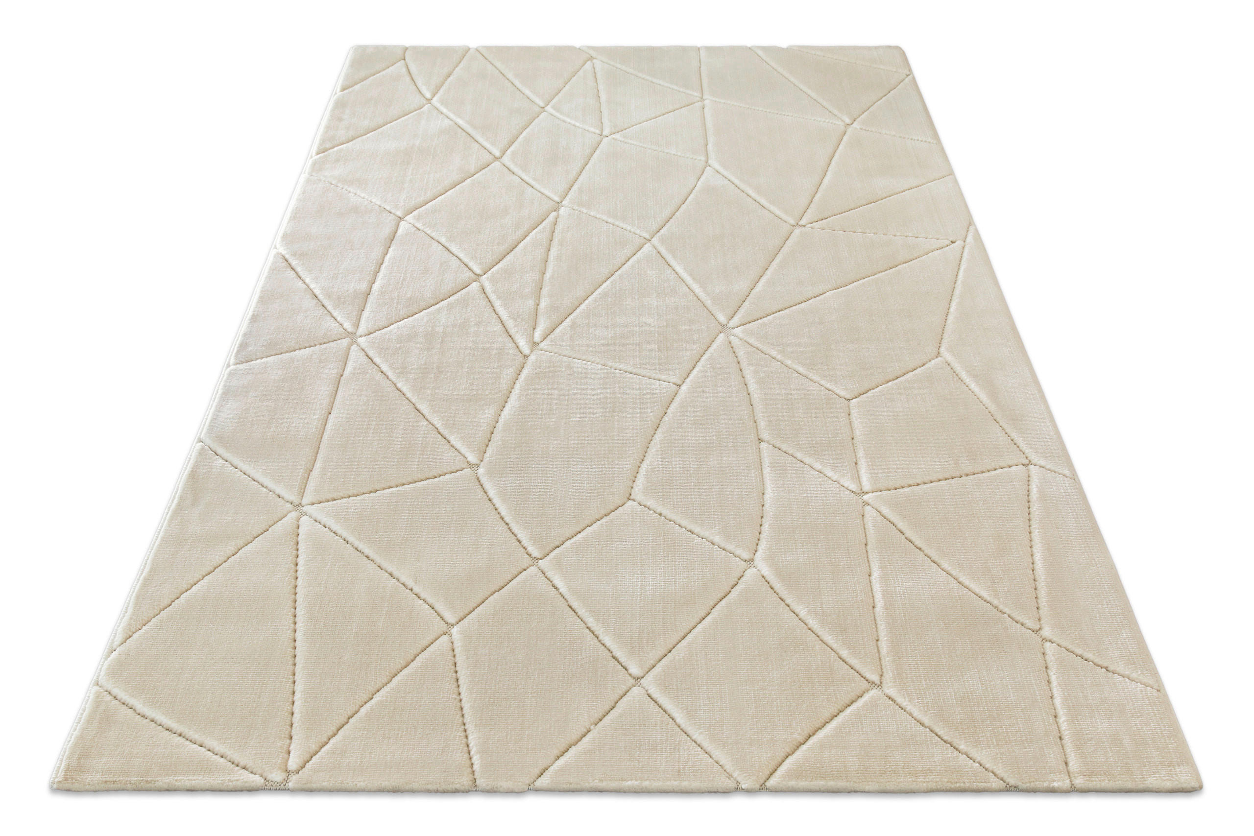 Thumbnail - Wecon Home Webteppich Unplugged, Beige, Textil, Struktur, rechteckig, 200x290 cm, Oeko-Tex® Standard 100, für Fußbodenhe...